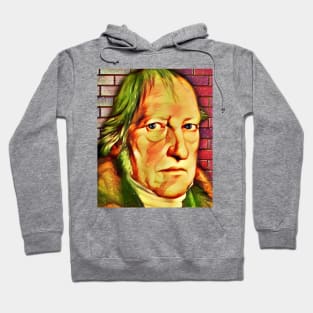 Georg Wilhelm Friedrich Hegel Snow Portrait | Georg Wilhelm Friedrich Hegel Artwork 15 Hoodie